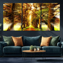 Sunshine in Forest and Trees Wall Art Canvas Print by MyGreatCanvas | Canvas Wall Art Prints | Photo Prints & Wall Decor