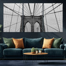 Large Brooklyn Bridge Wall Art Canvas Print