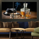 Extra Large Bourbon Wall Art – Whiskey Bar Theme Vintage by MyGreatCanvas | Canvas Wall Art Prints | Photo Prints & Wall Decor