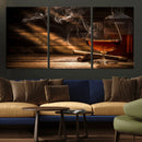 Whiskey and Cigar Wall Art Canvas Print by MyGreatCanvas | Canvas Wall Art Prints | Photo Prints & Wall Decor