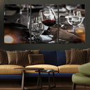 Red Wine and Glass Canvas Print by MyGreatCanvas | Canvas Wall Art Prints | Photo Prints & Wall Decor