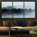 Autumn and Misty Trees in the Forest Wall Art Canvas Print, by MyGreatCanvas | Canvas Wall Art Prints | Photo Prints & Wall Decor