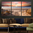 Sunset on the Sea Wall Art Canvas Print by MyGreatCanvas | Canvas Wall Art Prints | Photo Prints & Wall Decor