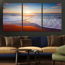 Tropical Ocean Sunset Wall Art Canvas Print, Golden Beach by MyGreatCanvas | Canvas Wall Art Prints | Photo Prints & Wall Decor