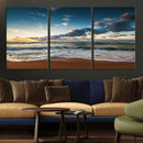 Ocean Beach Wall Art Canvas Print Sunset Artwork Print
