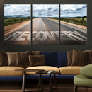 Recovery Road Wall Art Canvas Print