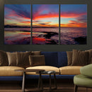 Glorious Sunset on The Beach Wall Art Canvas Print by MyGreatCanvas | Canvas Wall Art Prints | Photo Prints & Wall Decor