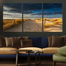 Ocean Beach Dark Clouds Wall Art Canvas Print by MyGreatCanvas | Canvas Wall Art Prints | Photo Prints & Wall Decor