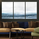 Blue Ocean Abstract Artwork Wall Art Canvas Print by MyGreatCanvas | Canvas Wall Art Prints | Photo Prints & Wall Decor