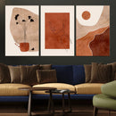 Boho Sunset Mountain Canvas Print, Modern Boho Sunset by MyGreatCanvas | Canvas Wall Art Prints | Photo Prints & Wall Decor