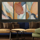 Boho Wall Art Canvas Print Set, Watercolor Boho Wall Art