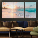 Beach Sunrise Wall Art, Coastal Seascape Canvas Print, Ocean by MyGreatCanvas | Canvas Wall Art Prints | Photo Prints & Wall Decor