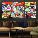 Picasso Style Art Abstract Canvas Wall Art Print , Colorful by MyGreatCanvas | Canvas Wall Art Prints | Photo Prints & Wall Decor
