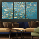 Vincent Van Gogh's Almond Blossom Abstract Wall Art Canvas,