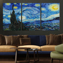 Vincent Van Gogh The Starry Night Abstract Wall Art Canvas