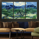 Olive Trees Van Gogh Wall Art Canvas Print