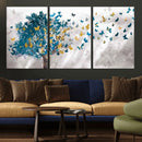 Tree Butterfly Abstract Tree and Butterfly Wall Art Canvas
