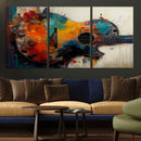 Abstract Guitar Wall Art Canvas | Vibrant Music-Inspired Art by MyGreatCanvas | Canvas Wall Art Prints | Photo Prints & Wall Decor