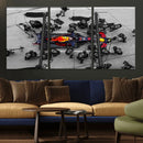 RedBull Formula 1 Canvas Wall Art Print