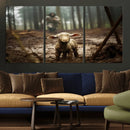 Jesus Lost Lamb Canvas Wall Art – Heartwarming Woodland by MyGreatCanvas | Canvas Wall Art Prints | Photo Prints & Wall Decor