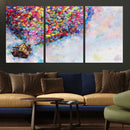 Don't Look Up Movie Canvas Wall Art - Vibrant Floating House