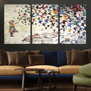 Banksy Wall Art - Banksy Girl Butterfly Graffiti Wall Art