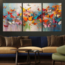 Abstract Butterfly Wall Art Canvas Print