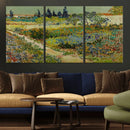 Vincent van Gogh Garden at Arles Wall Art Canvas Print