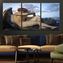 Fallen Angel Wall Art Canvas Print – Classic Art, Framed,