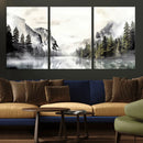 Yosemite Valley Wall Art Canvas Print – Framed and Ready to