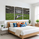 Dallas Cowboys Football Team Print - Arlington AT&T Stadium