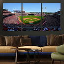Cincinnati Reds Baseball Canvas Print - American Ball