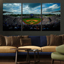 3-Panel Kauffman Stadium Wall Art Print | Large Kansas City