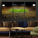 Stadium in Michigan Wall Art Canvas Print, Framed American
