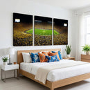 Stadium in Michigan Wall Art Canvas Print, Framed American