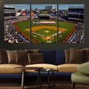 Yankee Stadium New York Wall Art Print | 3-Panel Canvas