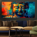 Colorful Buddha Wall Art – Framed Abstract Portrait Canvas by MyGreatCanvas | Canvas Wall Art Prints | Photo Prints & Wall Decor