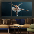Ballet Dancer Wall Art – Framed Graceful Pose Canvas by MyGreatCanvas | Canvas Wall Art Prints | Photo Prints & Wall Decor