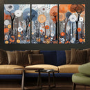 Abstract Winter Landscape Canvas Wall Art Print - Large by MyGreatCanvas | Canvas Wall Art Prints | Photo Prints & Wall Decor