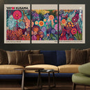 Yayoi Kusama Wall Art Canvas Print, Abstract Art, Large