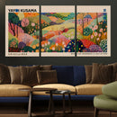 Yayoi Kusama Japanese Art Canvas Print, Abstract Art, Large