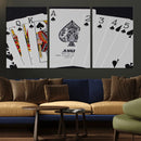Poker Wall Art - Playing Cards Canvas Wall Art Print - Ace by MyGreatCanvas | Canvas Wall Art Prints | Photo Prints & Wall Decor