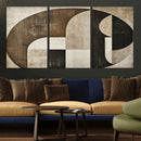 Wabi Sabi Abstract Wall Art | Geometric Modern Minimalist