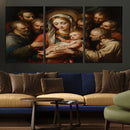 Religious Canvas Wall Art Print - Madonna and Child with by MyGreatCanvas | Canvas Wall Art Prints | Photo Prints & Wall Decor