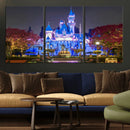 Disney Castle Wall Art Canvas Print – Magical Fairytale