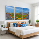 Wrigley Field Chicago Cubs Panoramic Canvas Print –