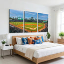 Wrigley Field Chicago Cubs Panoramic Canvas Print –