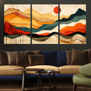 Abstract Mountain Wall Art – Framed Colorful Landscape by MyGreatCanvas | Canvas Wall Art Prints | Photo Prints & Wall Decor