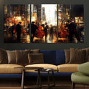 Abstract Jazz Art Wall Art Canvas Print – Colorful Musical