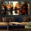 Jazz Wall Art Canvas Print – Colorful Musical Instrument